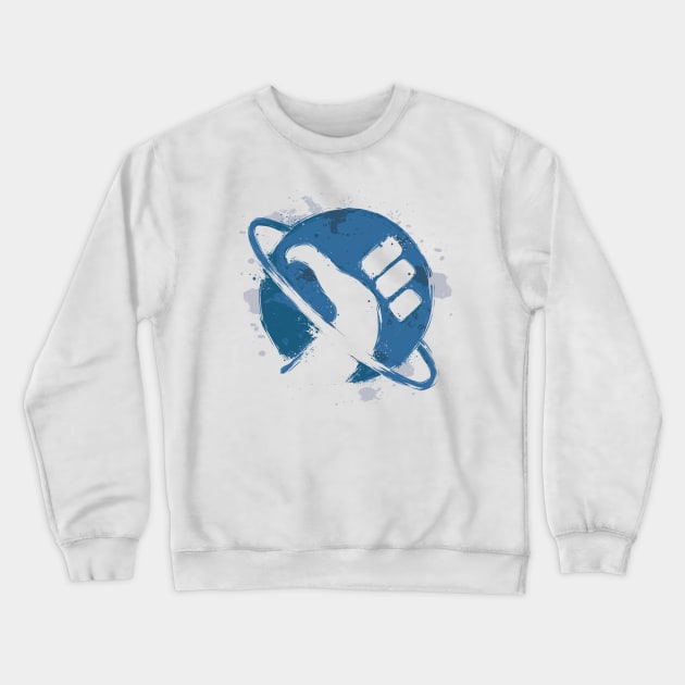 Don't Panic Crewneck Sweatshirt by xMorfina